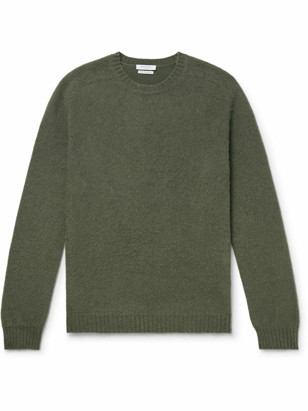 Photo: Boglioli - Slim-Fit Wool and Cashmere-Blend Sweater - Green