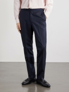 De Petrillo - Tapered Virgin Wool Suit Trousers - Blue
