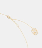Burberry EKD gold-plated freshwater pearl chain necklace