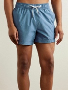 Onia - Charles Straight-Leg Mid-Length Swim Shorts - Blue