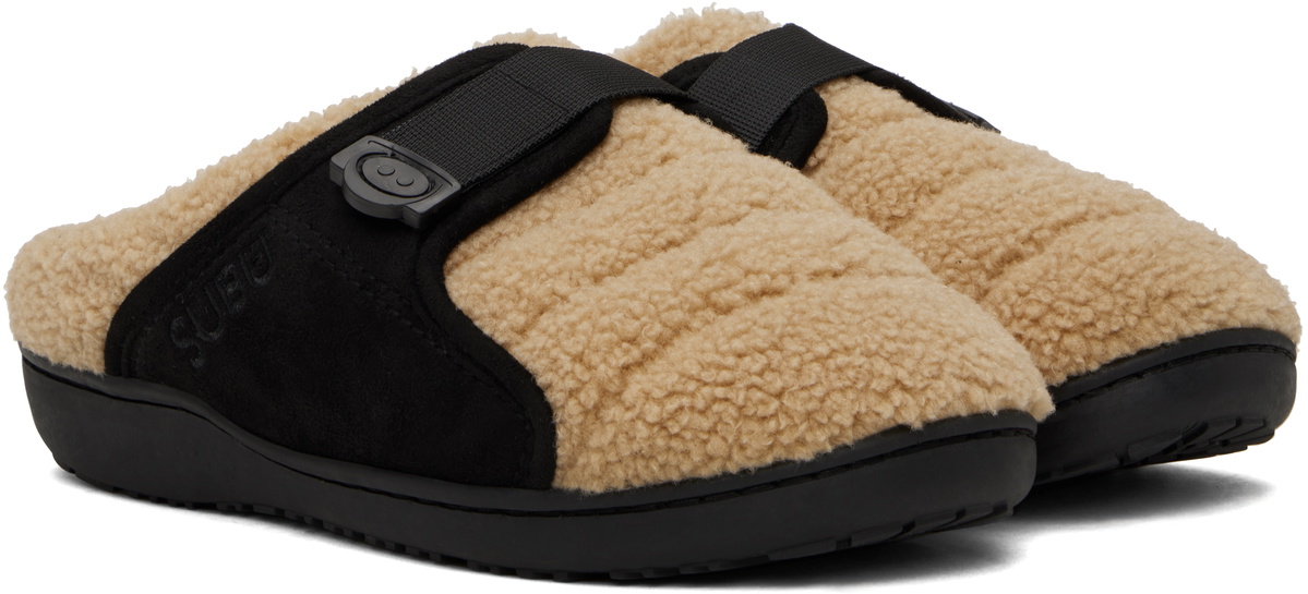 A.P.C. Beige SUBU Edition Belt Line Slippers