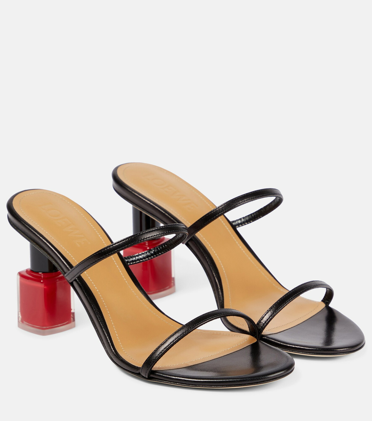 Loewe - Nail Polish leather sandals