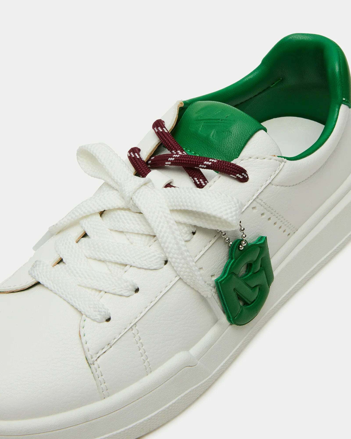 Steve Madden Marvin Sneakers in White Green