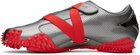 Ottolinger Silver & Red Puma Edition Mostro Lo Sneakers