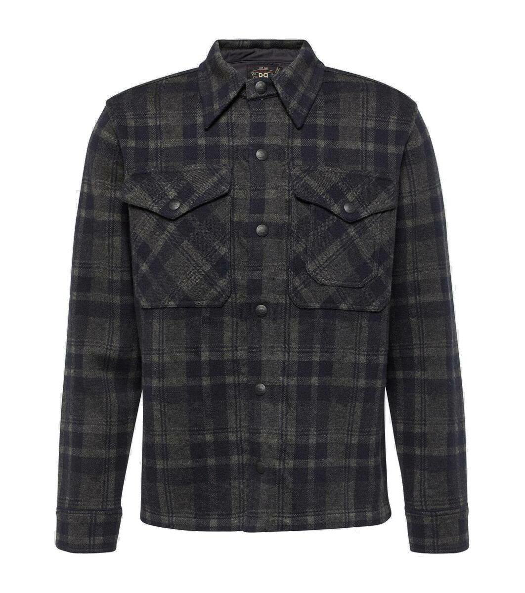 RRL Checked wool overshirt RRL