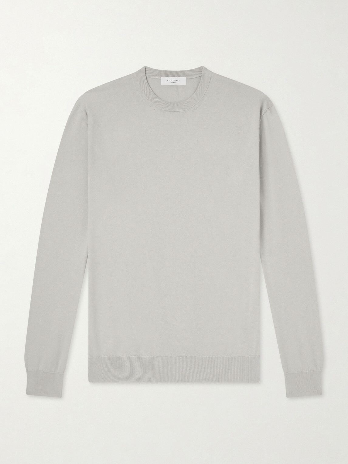 Boglioli - Cotton-Jersey Sweater - Gray