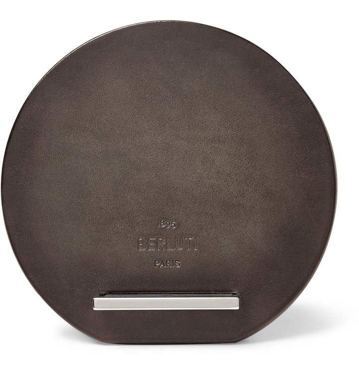 Photo: Berluti - Native Union Venezia Leather Dock Wireless Charger - Brown