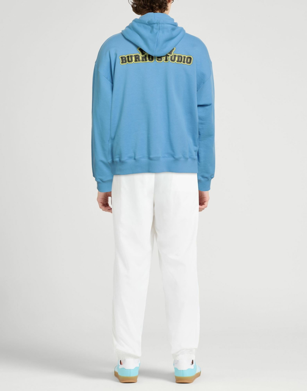 Msgm Mens Sweatshirt Azure