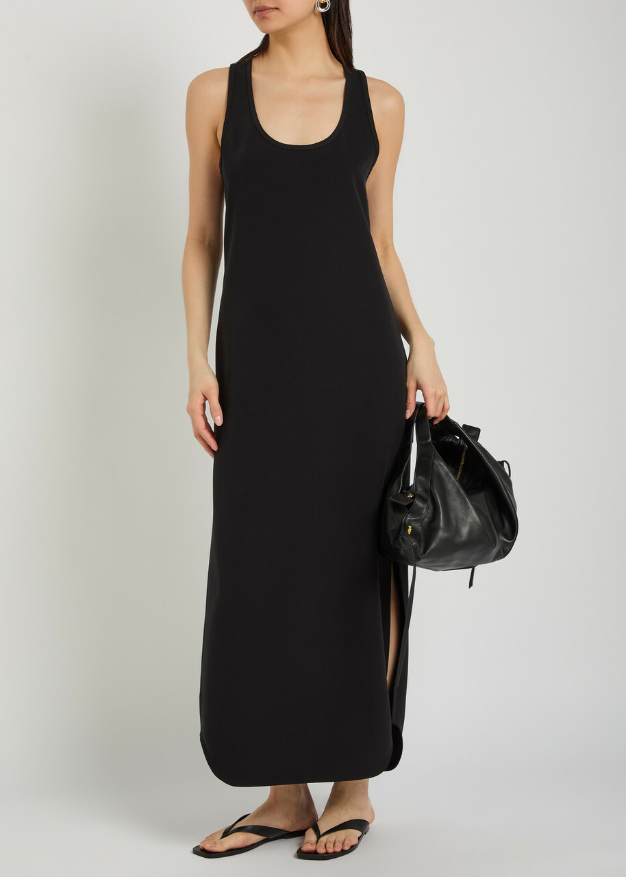Wardrobe.nyc Stretch-crepe Maxi Dress Black