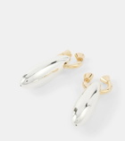 Bottega Veneta Ellipse Large 18kt gold-plated sterling silver earrings