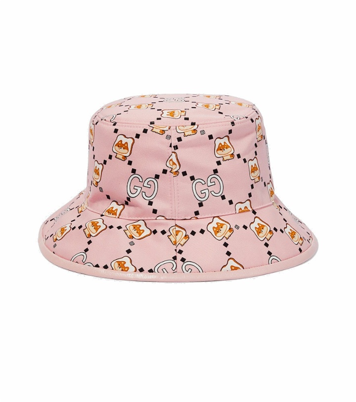 Photo: Gucci - Gucci Kawaii cotton-blend bucket hat