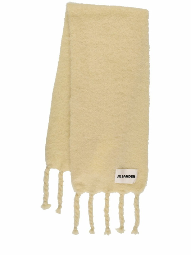 Photo: JIL SANDER - Js Fringed Mohair Scarf