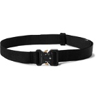 1017 ALYX 9SM - 6cm Logo-Jacquard Nylon-Webbing Belt - Black