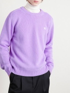 CELINE - Wool and Cashmere-Blend Sweater - Purple