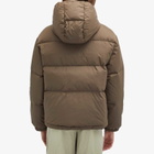Sporty & Rich Women's Crown Puffer Jacket in Chocolate Tan