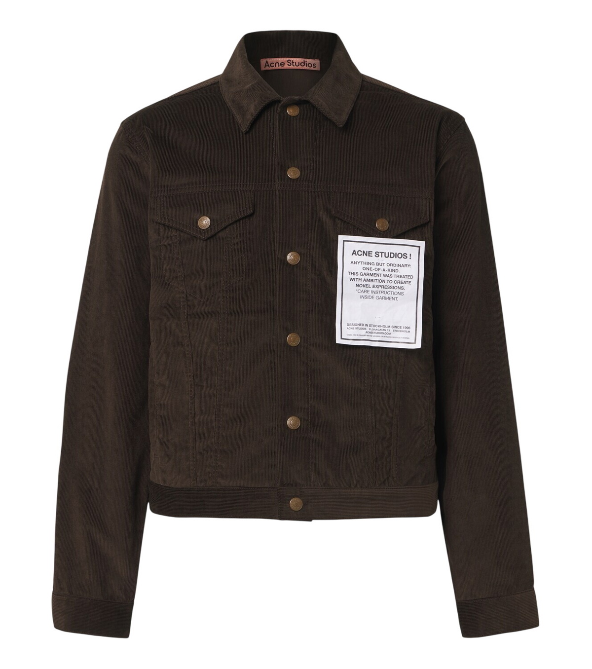 Acne Studios Black Miles Jacket Acne Studios