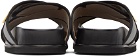 Thom Browne Black Loafer Sandals