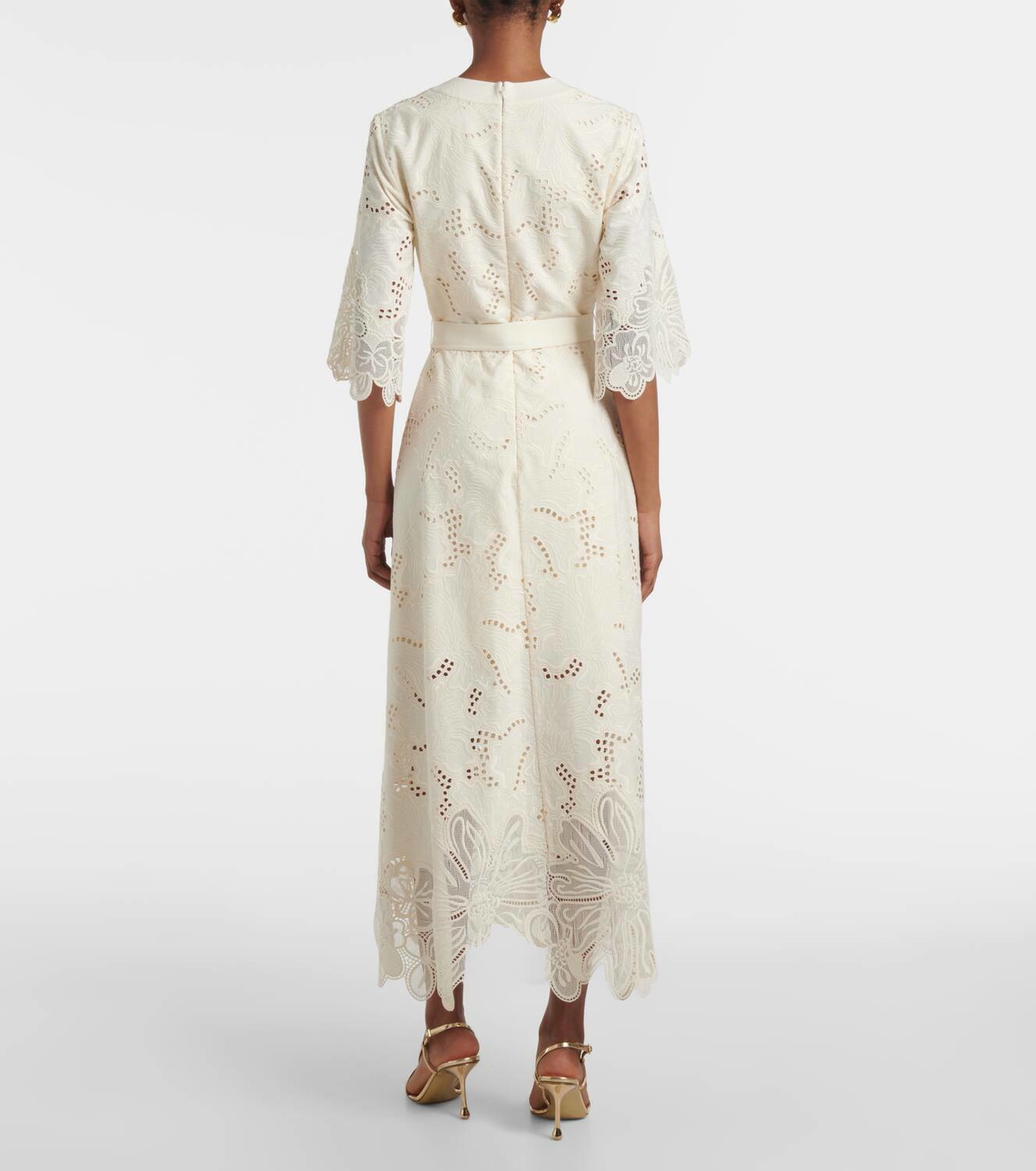 sachin and babi light blue dress Angela Broderie Anglaise Dress