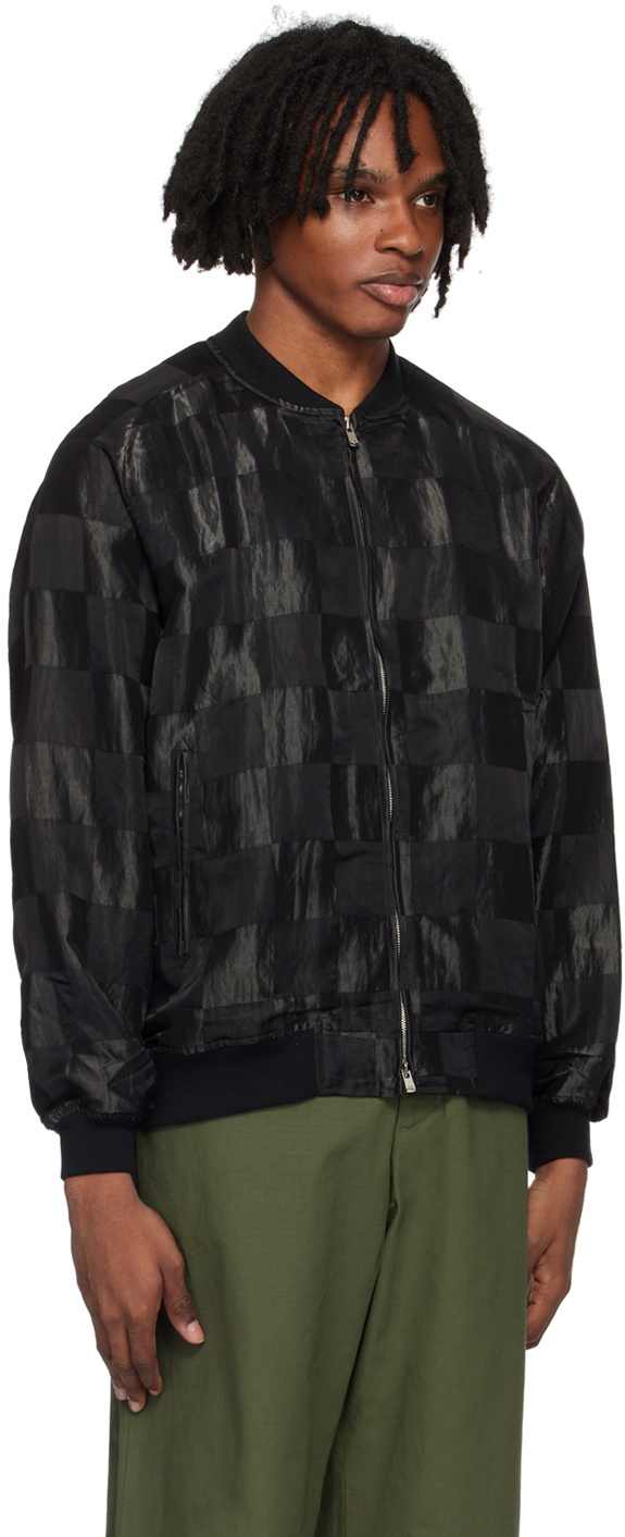 NEEDLES Black B.B. Bomber Jacket Needles