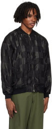 NEEDLES Black B.B. Bomber Jacket
