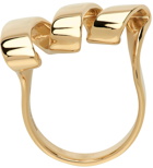 JW Anderson Gold Ribbon Ring