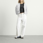 Dime Women's Cropped Hoodie in Ash