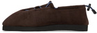 AURALEE Brown Foot The Coacher Edition Cord Sneakers