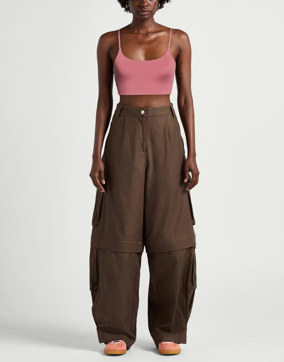Girlfriend Collective Womens Top Antique rose