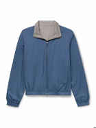 Loro Piana - Reversible Windmate® Storm System® Nylon and Cashmere Blouson Jacket - Blue