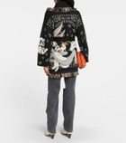 Alanui - x Looney Tunes Bugs Bunny virgin wool cardigan