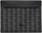 Lacoste Black 'The Blend Monogram' Toiletry Bag