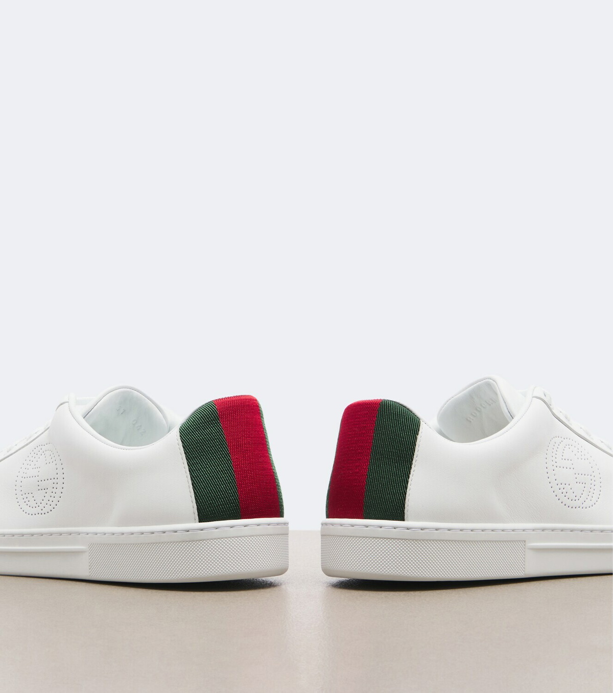 Gucci Ace Web Stripe leather sneakers