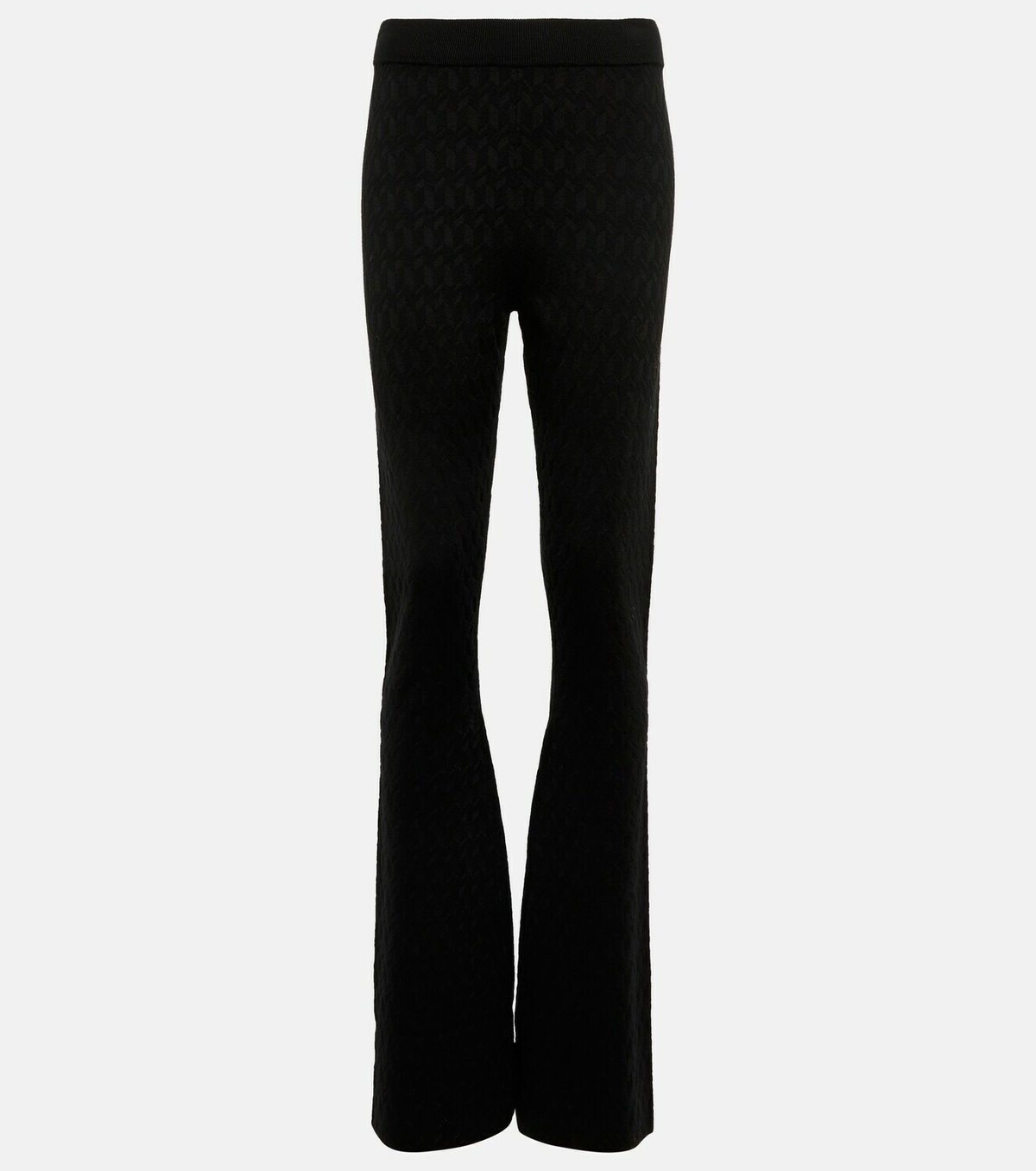 Dorothee Schumacher - Sleek Graphics flared jacquard leggings