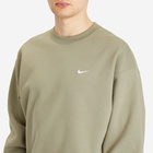 Nike Men's Swoosh Fleece in Light Army/White