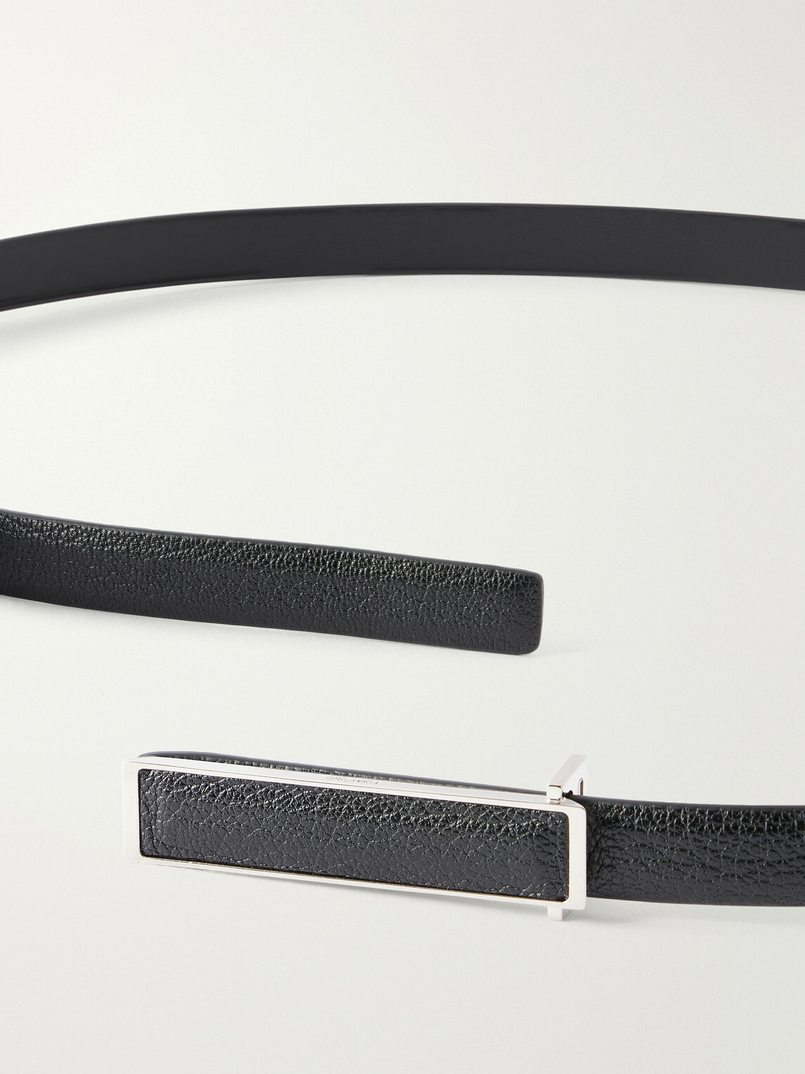 TOM FORD - 1.5cm Full-Grain Leather Belt - Black
