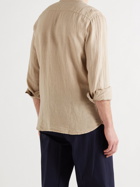 120% - Slim-Fit Grandad-Collar Linen Shirt - Neutrals