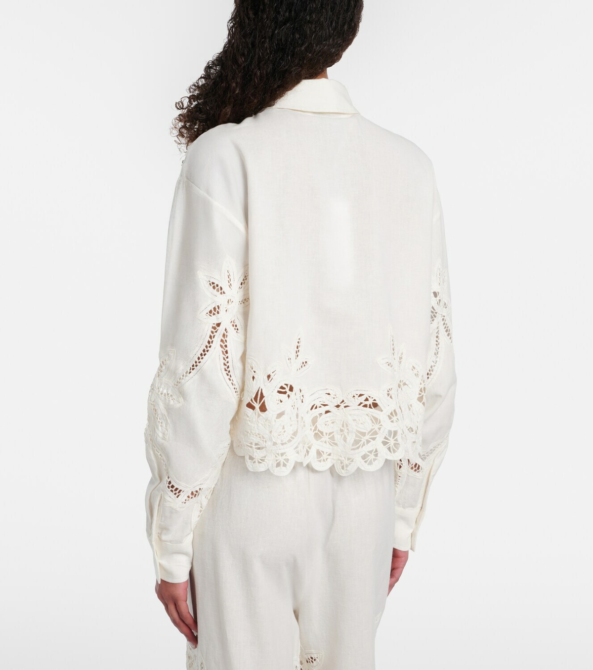 Veronica Beard Aderes cotton and linen shirt