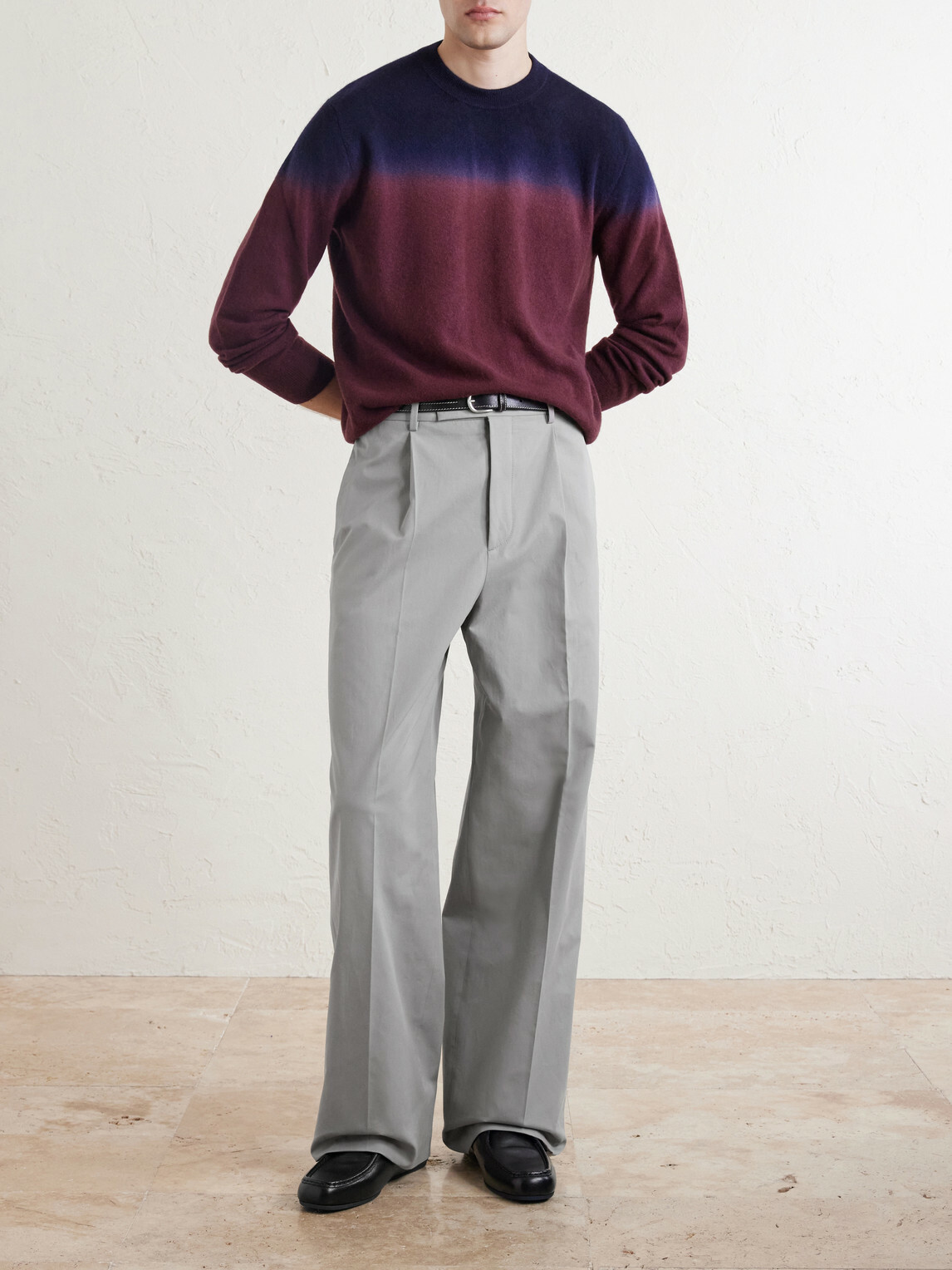 Jil Sander - Straight-Leg Cotton Trousers - Gray