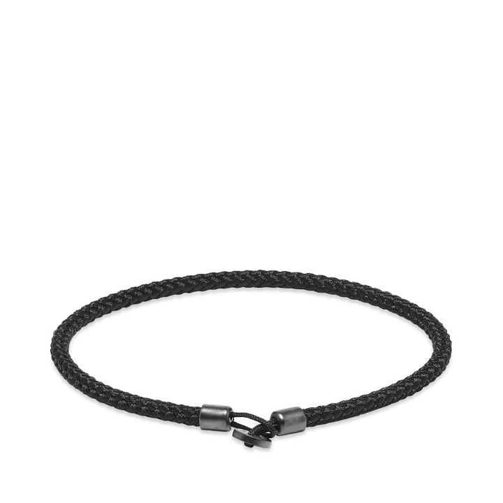 Photo: Miansai Men's Nexus Rope Bracelet in Solid Black