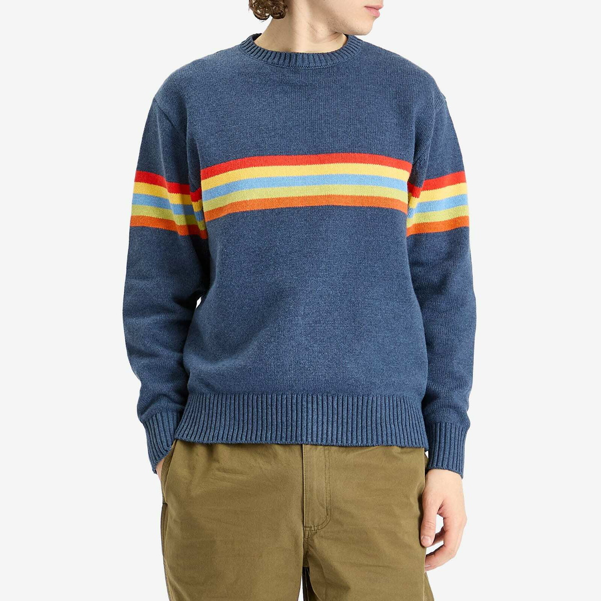 Adsum Men's Stripe Sweater in Multi