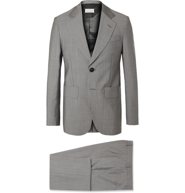 Photo: MAISON MARGIELA - Slim-Fit Wool and Mohair-Blend Suit - Gray