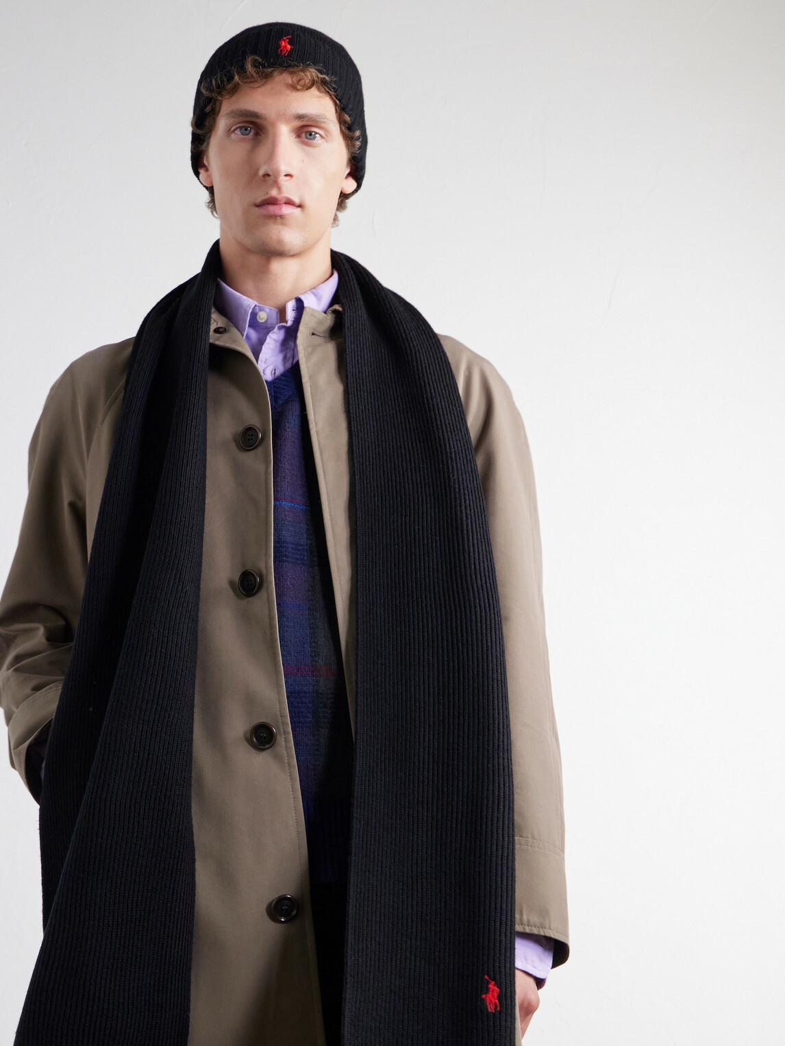 Polo Ralph Lauren - Logo-Embroidered Wool Beanie and Scarf Set