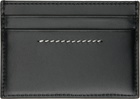 MM6 Maison Margiela Black Leather Card Holder