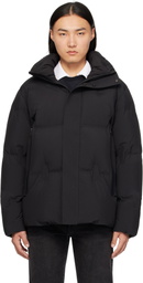 ZEGNA Black Hooded Down Jacket