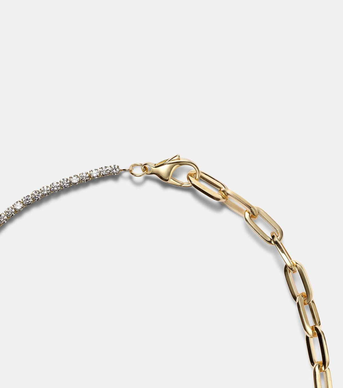 Bucherer Fine Jewellery 18kt gold chain necklace with diamonds