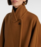 Fforme Yves wool-blend wrap coat
