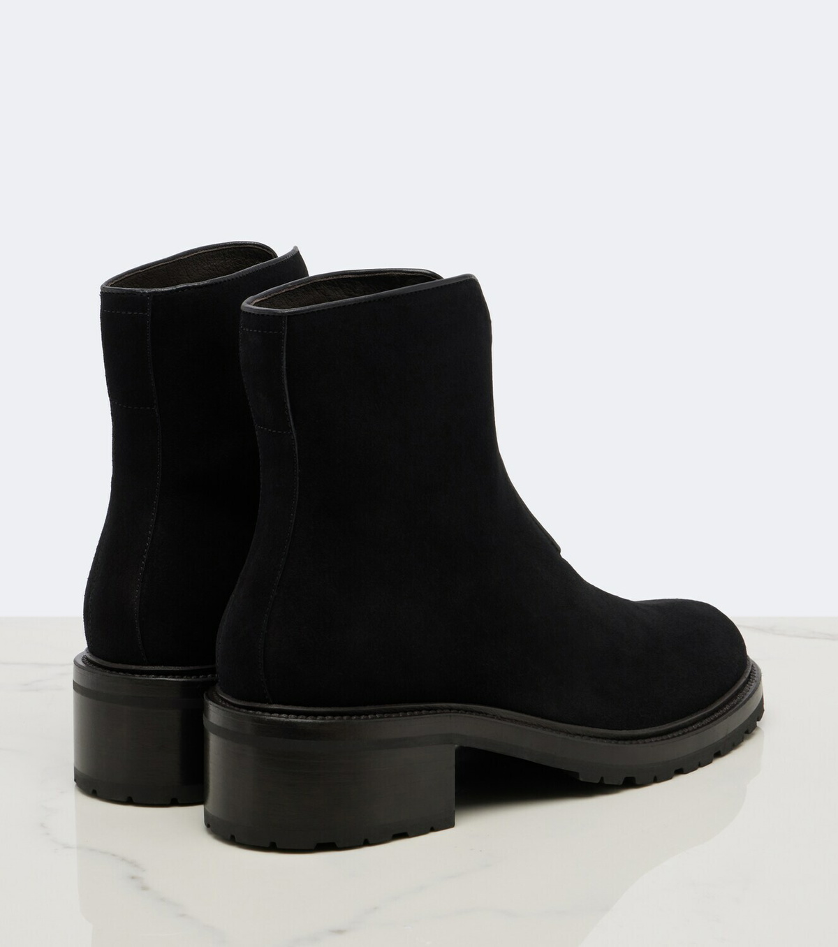 The Row Hike suede ankle boots