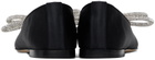 MACH & MACH Black Double Bow 10 Ballerina Flats