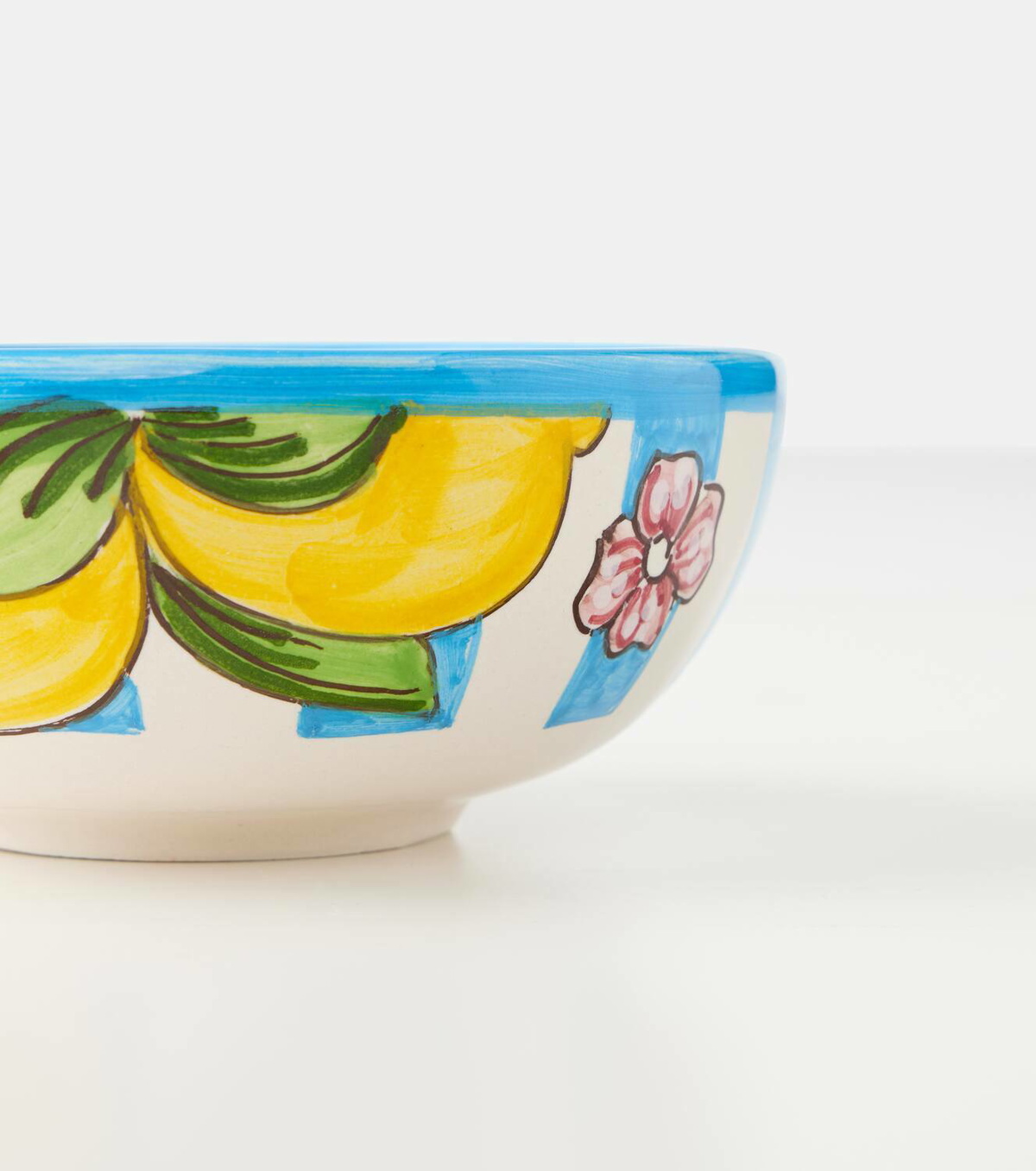 Dolce&Gabbana Casa Taormina striped ceramic bowl