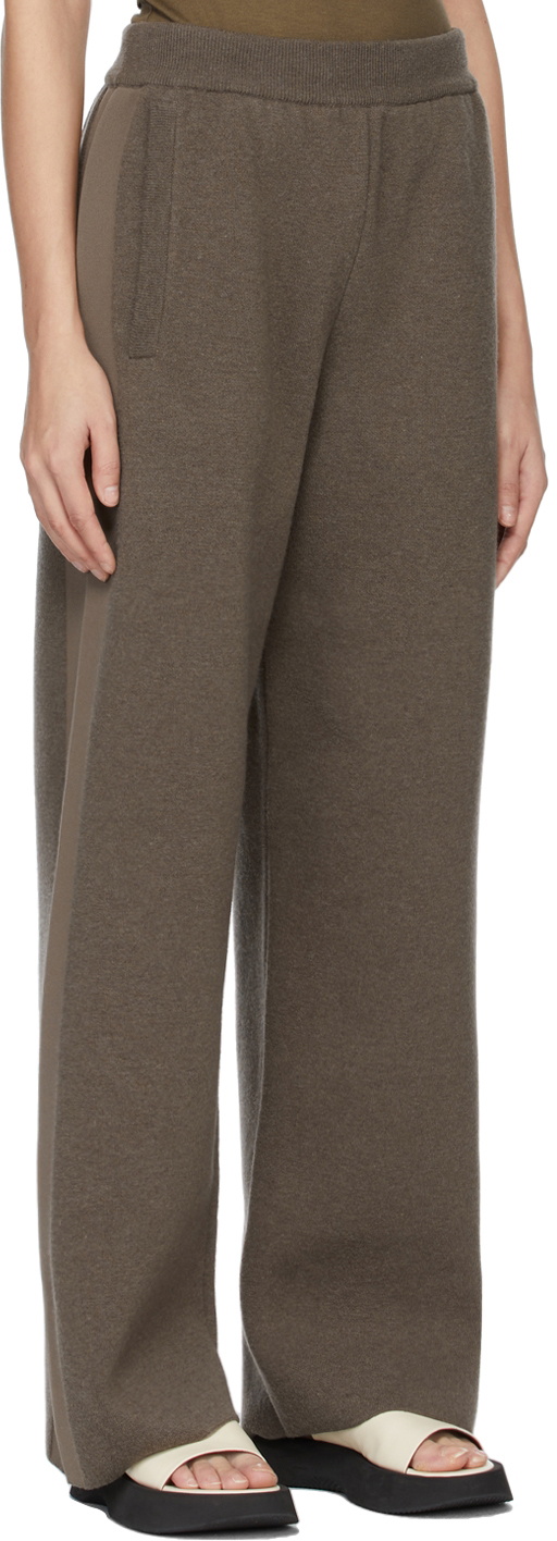 Brown Wide Leg Lounge Pants